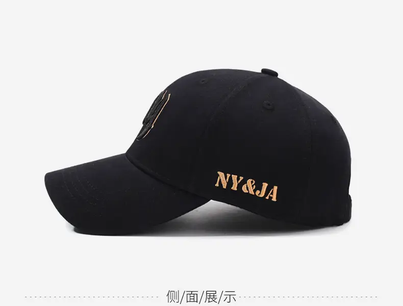 Men's White 3D Letter Cap NYWA Hard Top — feature 11