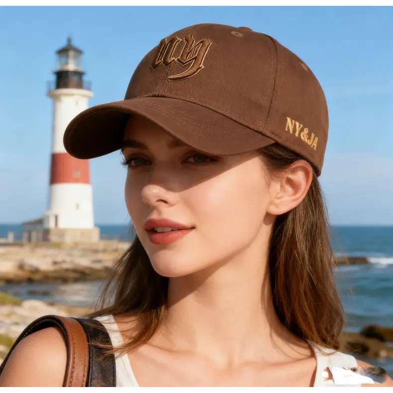 Men's White 3D Letter Cap NYWA Hard Top — feature 15