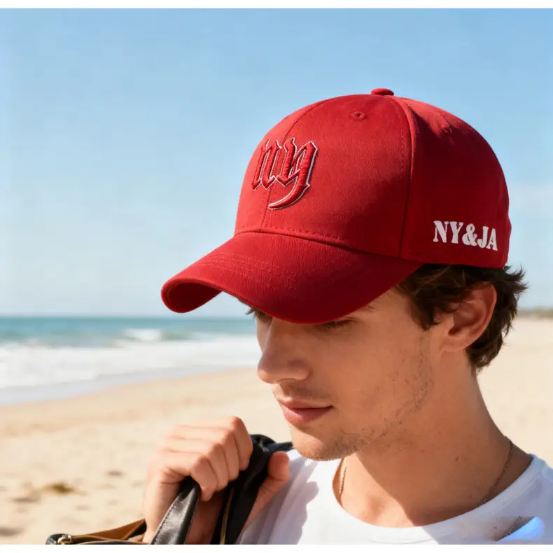 Men's White 3D Letter Cap NYWA Hard Top — feature 17