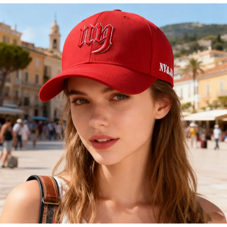 Men's White 3D Letter Cap NYWA Hard Top — feature 19
