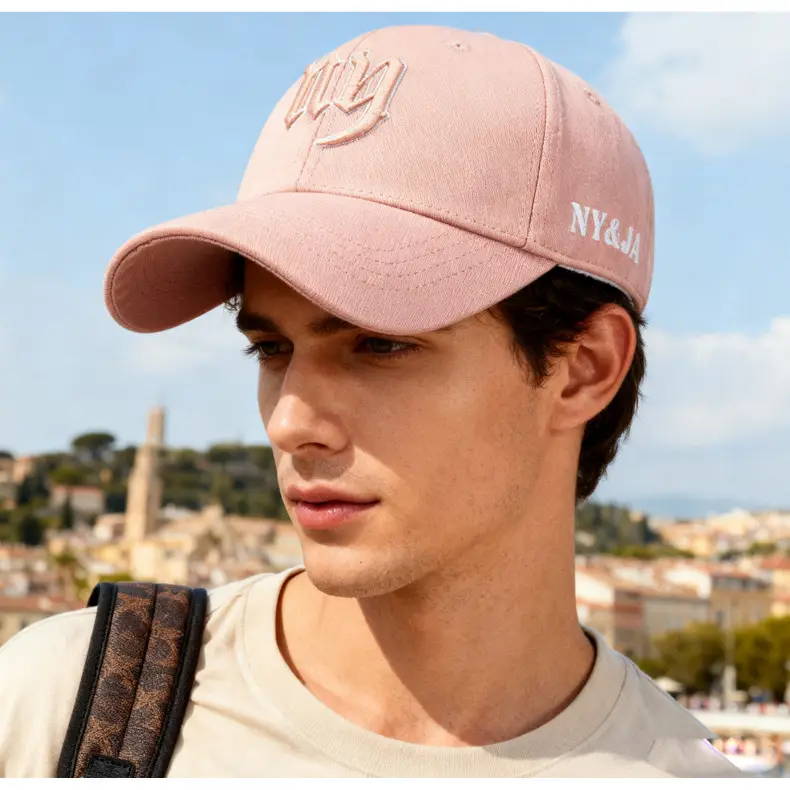 Men's White 3D Letter Cap NYWA Hard Top — feature 24