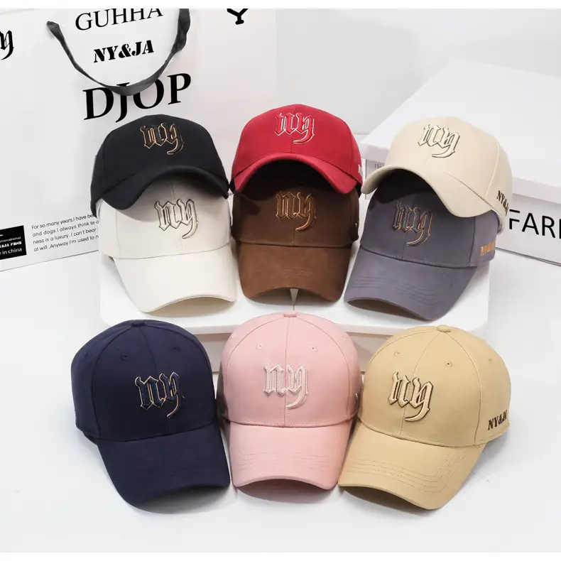 Men's White 3D Letter Cap NYWA Hard Top — feature 8