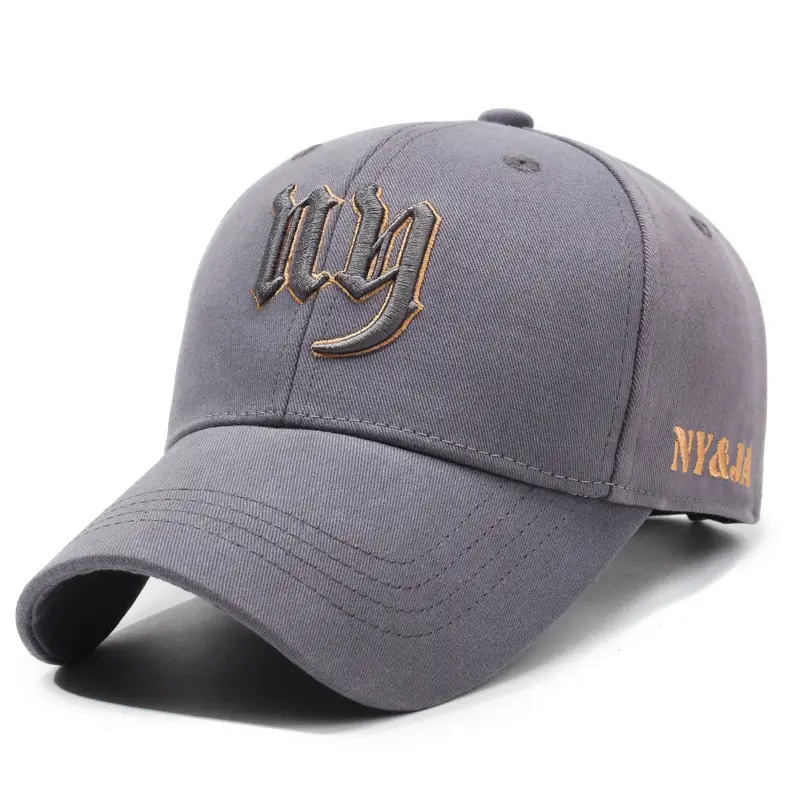 Men's White 3D Letter Cap NYWA Hard Top - Image 2