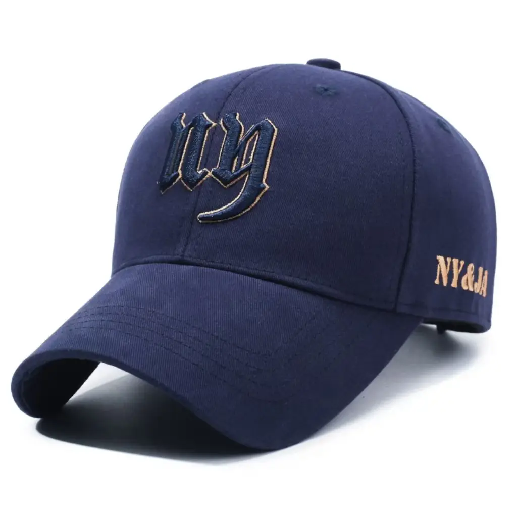 Men's White 3D Letter Cap NYWA Hard Top - Image 4