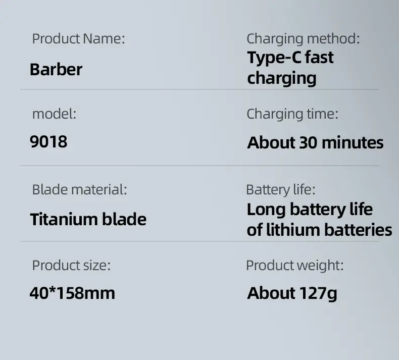 Electric Hair Clipper for Barbers and Groomers — feature 15