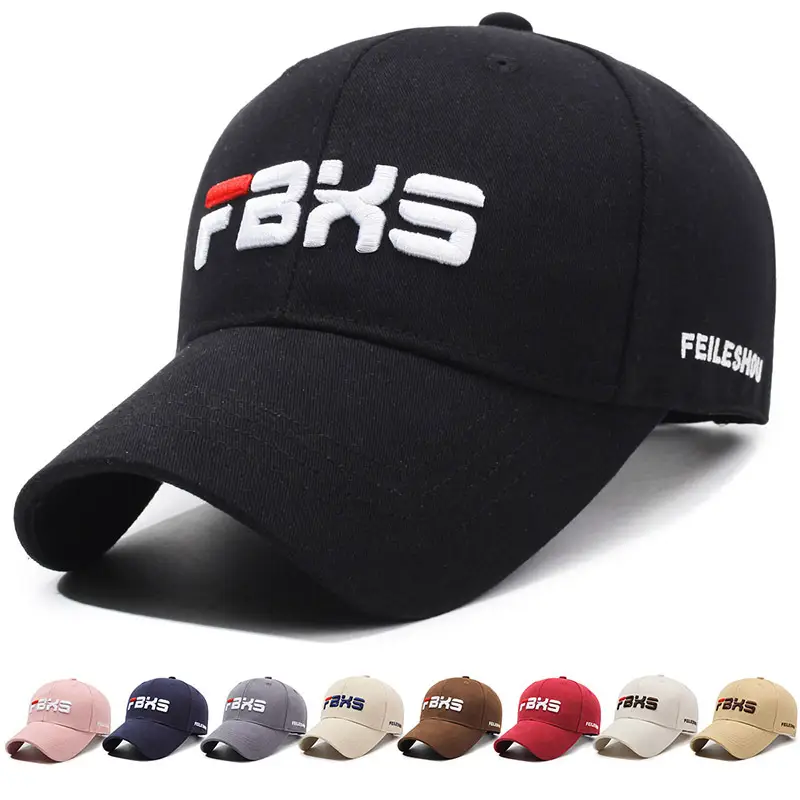 Black Baseball Cap FEILESHOU for Men Women - Image 10