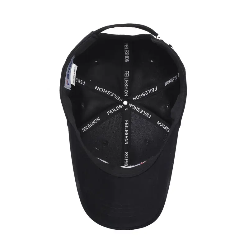 Black Baseball Cap FEILESHOU for Men Women - Image 11