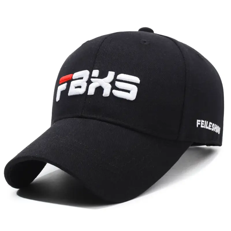 Black Baseball Cap FEILESHOU for Men Women - Image 2