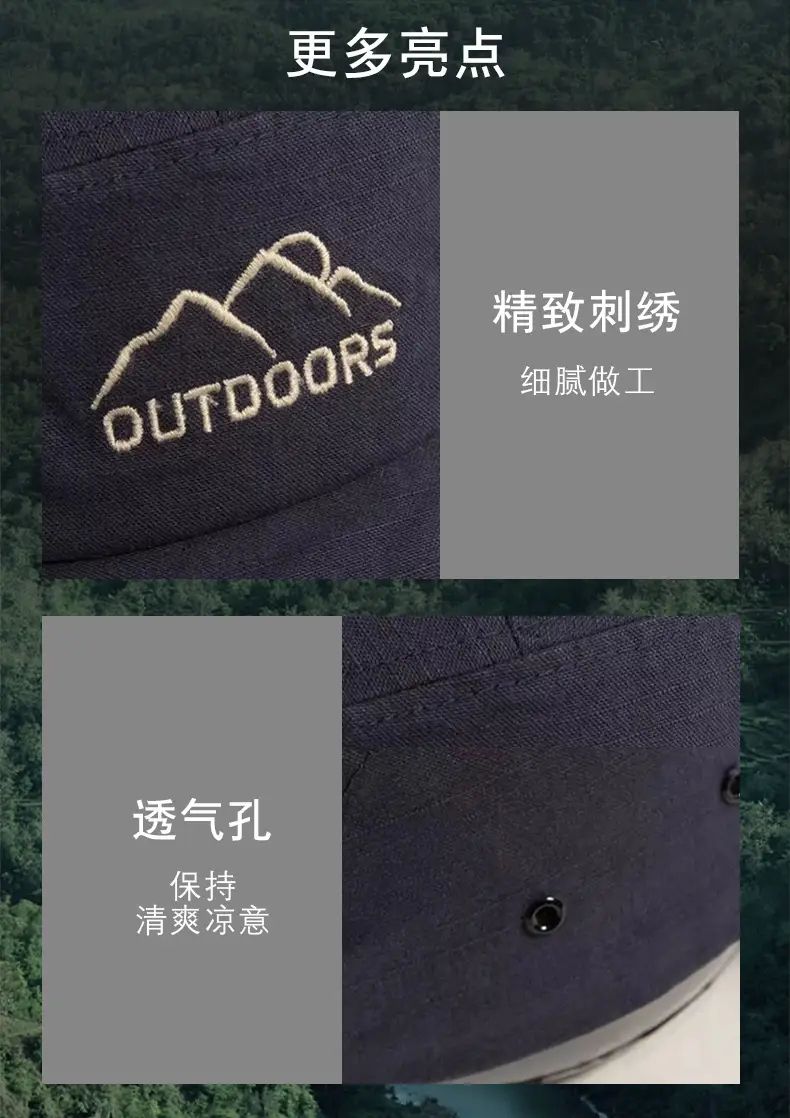 Army Green Baseball Cap with Letter Embroidery — feature 11