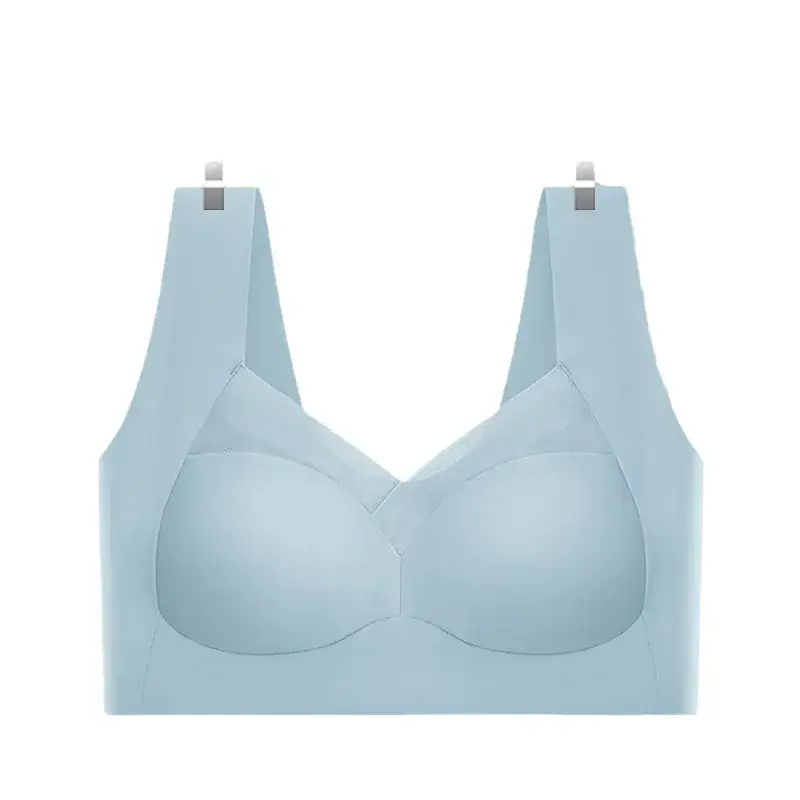 Black Fixed Latex One-Piece Bra for Women - Image 17