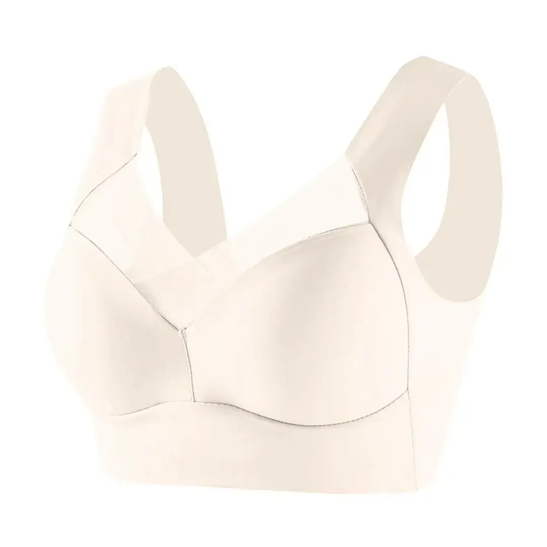 Black Fixed Latex One-Piece Bra for Women - Image 6