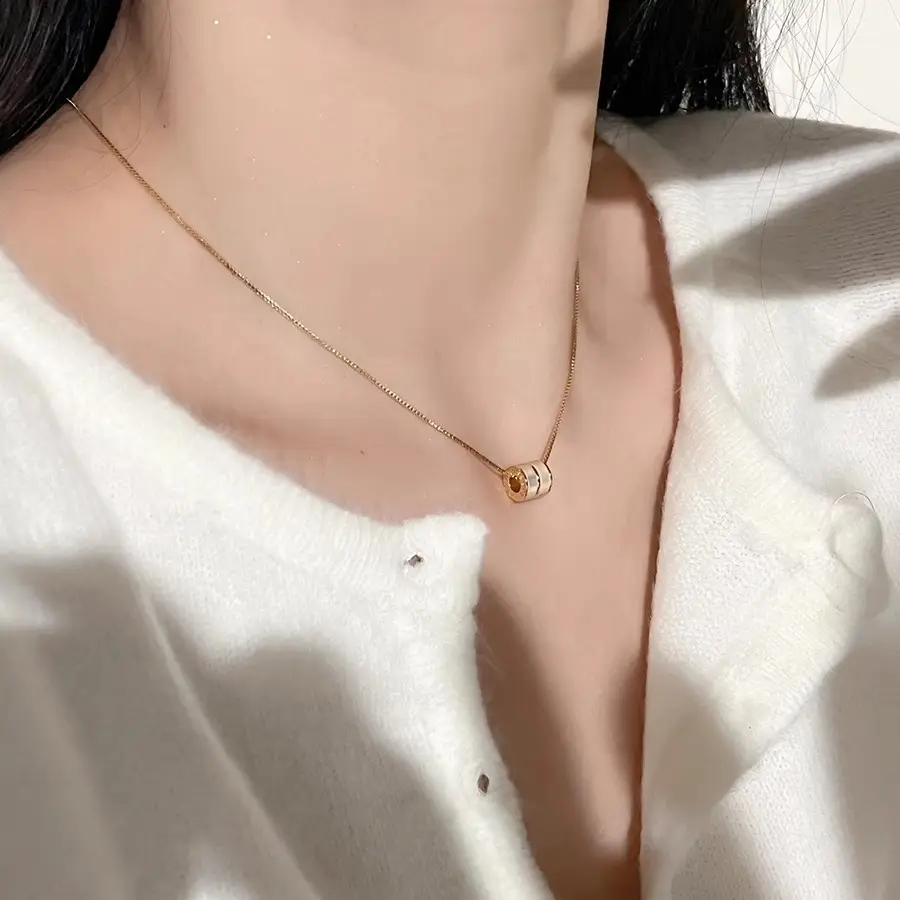 New Gold Plated Bead Necklace for Women — feature 6