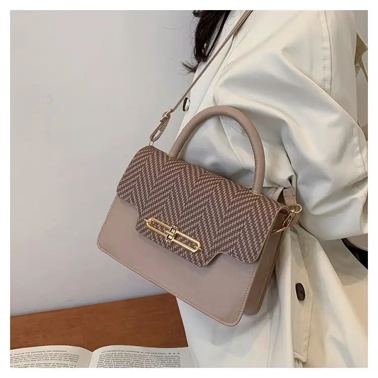 Retro Square Handbag 2025 Korean Style Texturized Lock — feature 10
