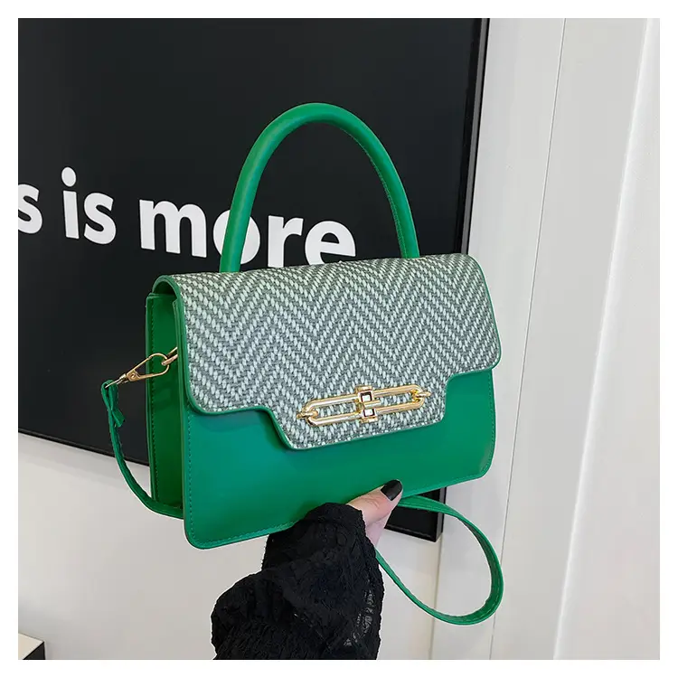 Retro Square Handbag 2025 Korean Style Texturized Lock — feature 20
