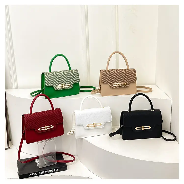 Retro Square Handbag 2025 Korean Style Texturized Lock — feature 25