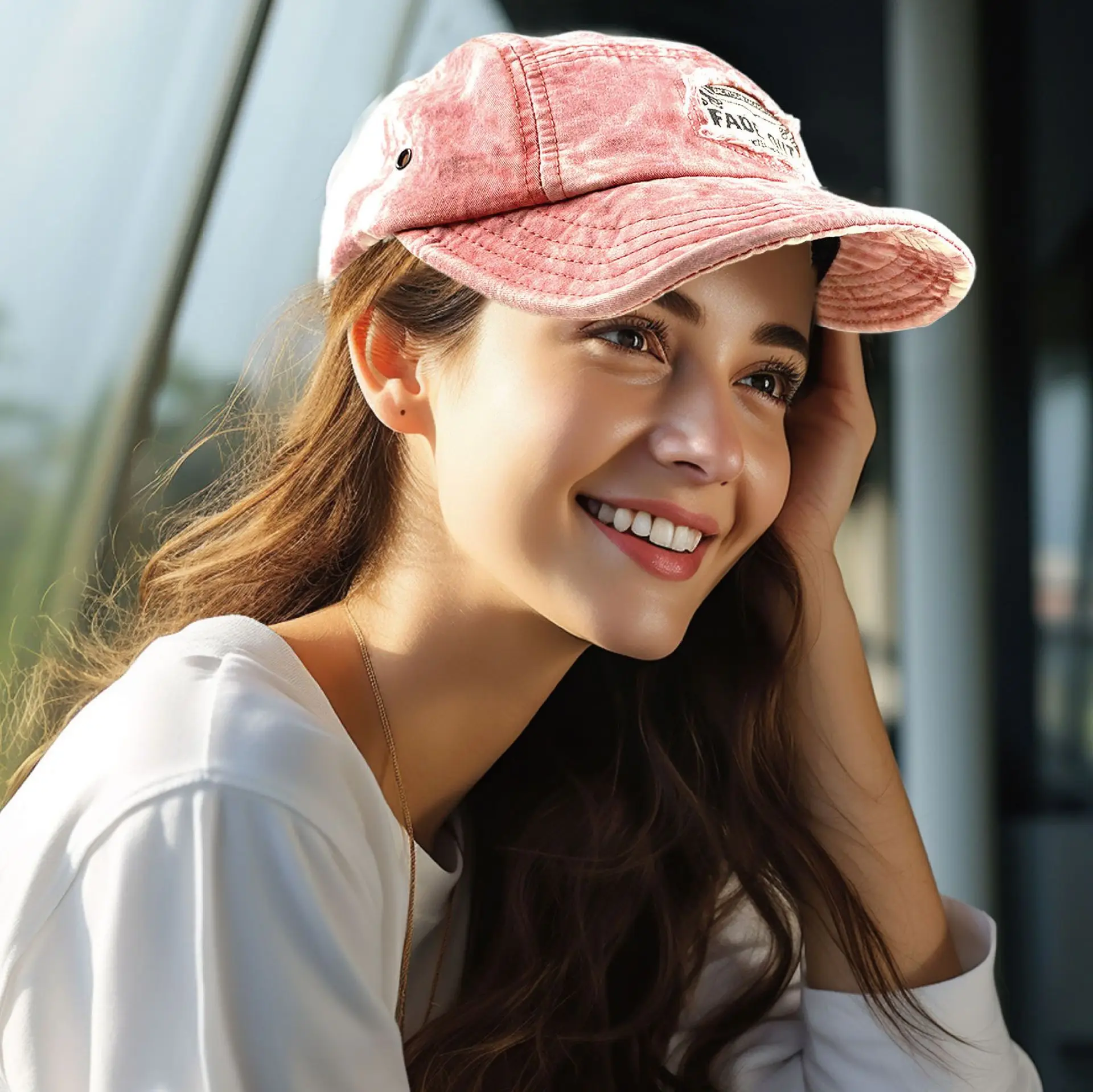 2025 Washed Tie-Dye Retro Baseball Cap Women - Image 7