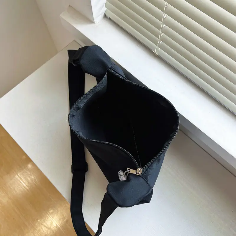 White Satchel Shoulder Bag with Chain Strap - Image 10