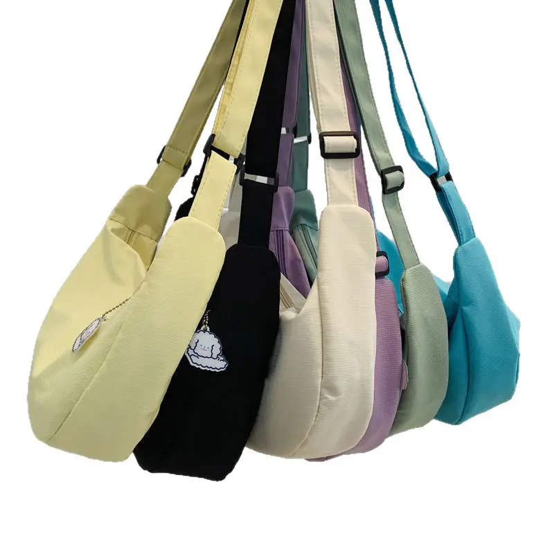 White Satchel Shoulder Bag with Chain Strap - Image 11