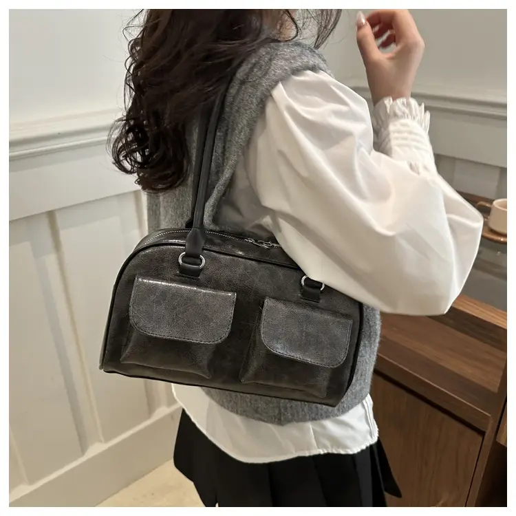 2025 Spring New Arrival Retro Underarm Bag Women Large Capacity — feature 12