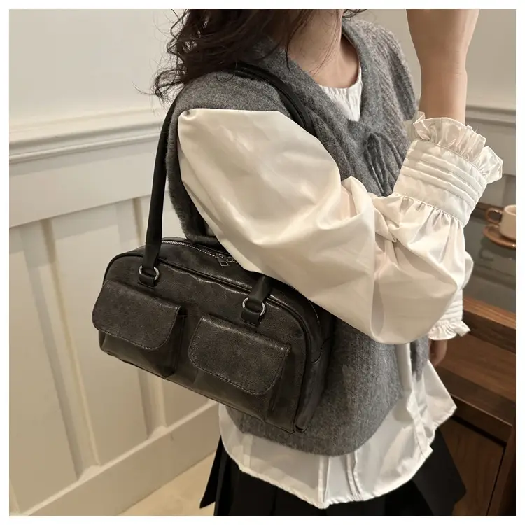 2025 Spring New Arrival Retro Underarm Bag Women Large Capacity — feature 14