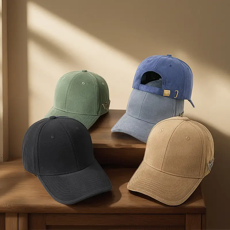 Middle-aged Men Beige Embroidered Baseball Cap - Image 13