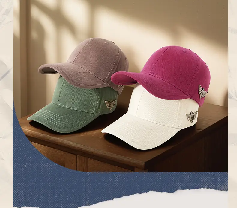 Middle-aged Men Beige Embroidered Baseball Cap — feature 15