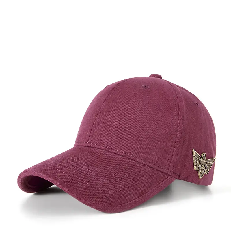 Middle-aged Men Beige Embroidered Baseball Cap - Image 7