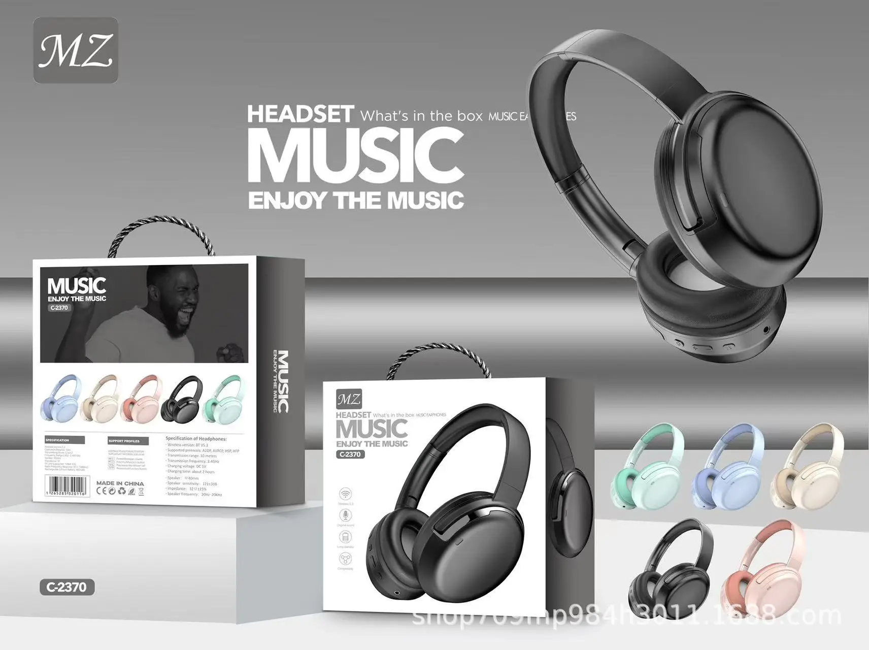 Bluetooth Headset Mint Green Wireless High-Quality - Image 5