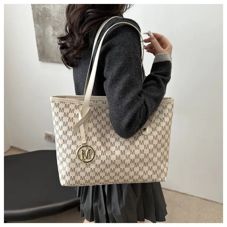 Pink Rhombic Cross-Border Tote Bag for Women — feature 15