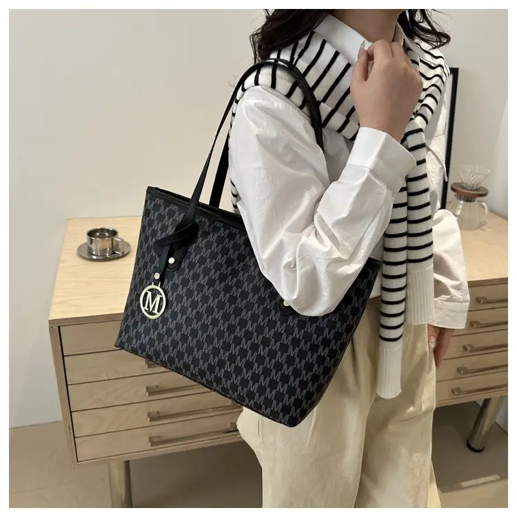 Pink Rhombic Cross-Border Tote Bag for Women — feature 22