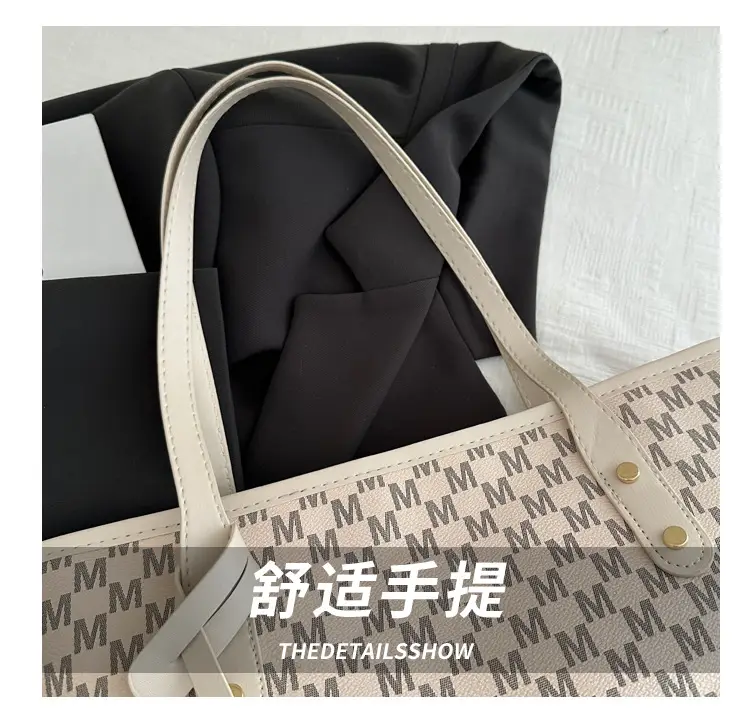 Pink Rhombic Cross-Border Tote Bag for Women — feature 6