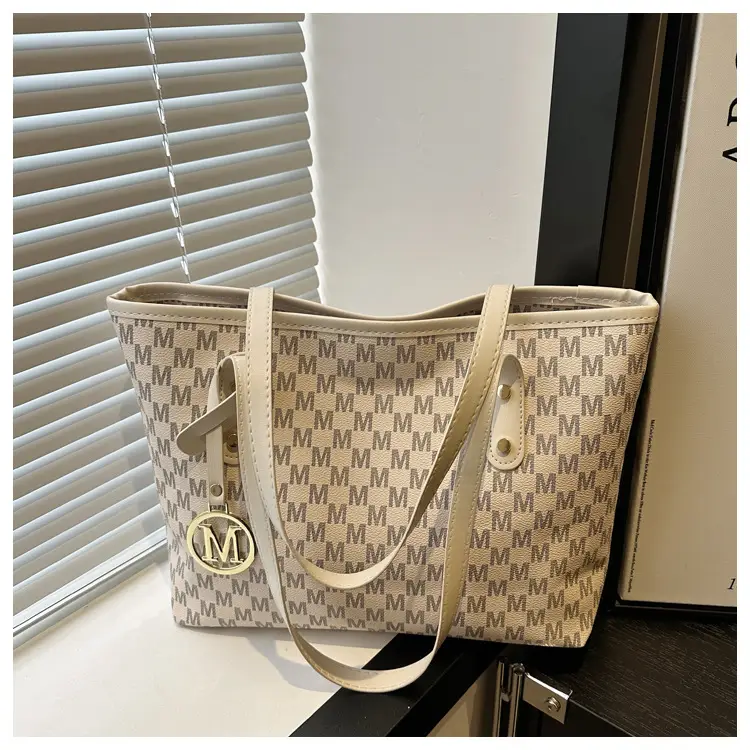Pink Rhombic Cross-Border Tote Bag for Women - Image 3