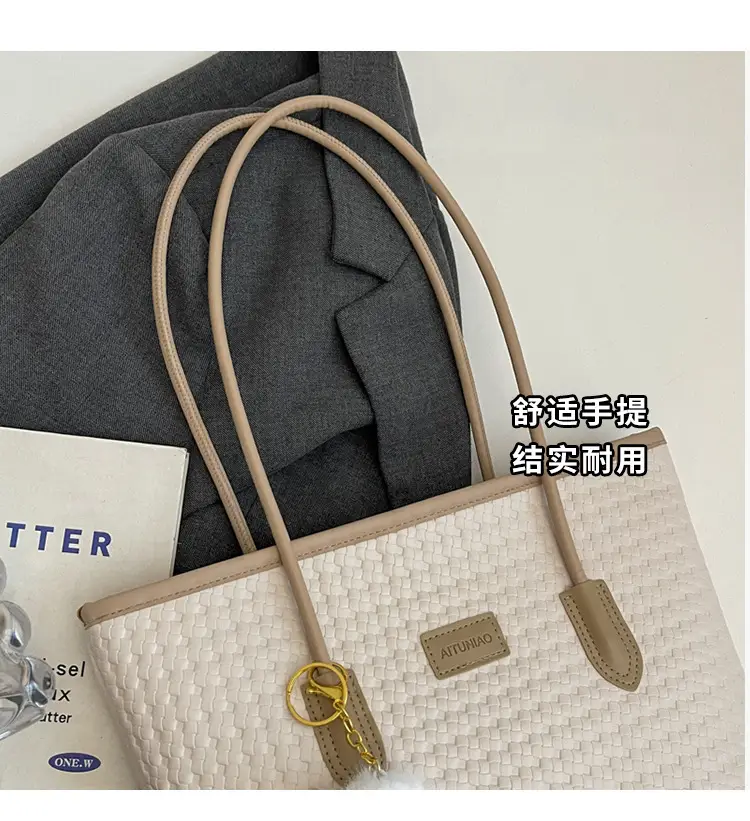 Brown Quilted Women's Shoulder Bag Large Capacity β feature 15