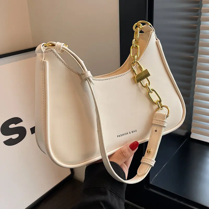 White Underarm Bag Women 2025 New Niche Design