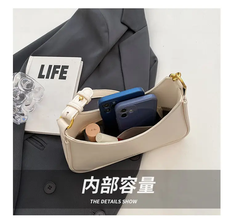 White Underarm Bag Women 2025 New Niche Design — feature 6