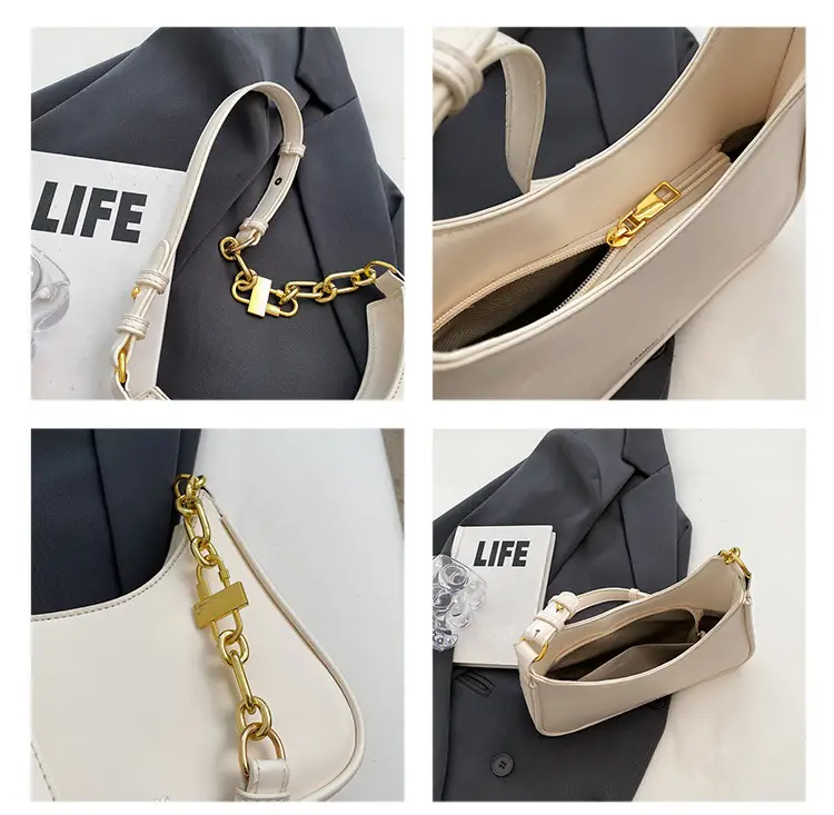 White Underarm Bag Women 2025 New Niche Design — feature 7
