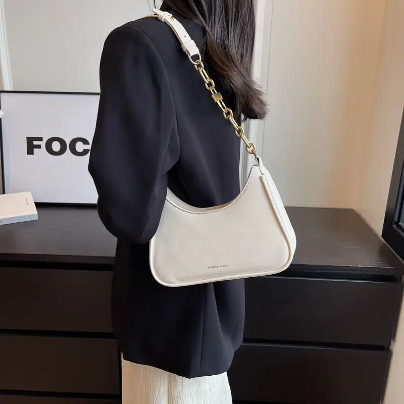 White Underarm Bag Women 2025 New Niche Design