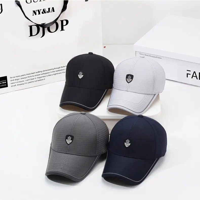 Men Grey Mesh Baseball Cap Sunshade Summer — feature 8
