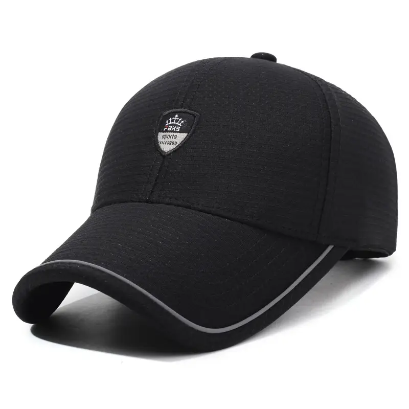 Men Grey Mesh Baseball Cap Sunshade Summer