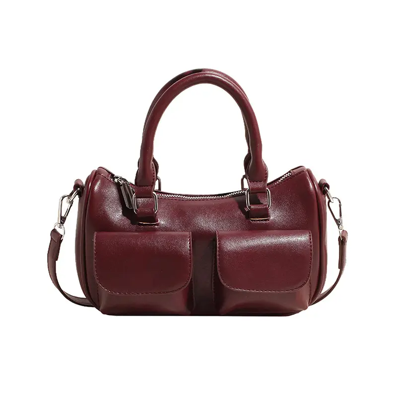 Women's 2025 Retro Shoulder Bag Brown Black Crossbody - Image 8