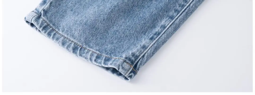 Girls' Jeans Spring & Fall New Internet Celebrity Medium and Large Children's Loose Girls' Single Pants Spring Autumn Summer Straight Wide Leg Pants — feature 28