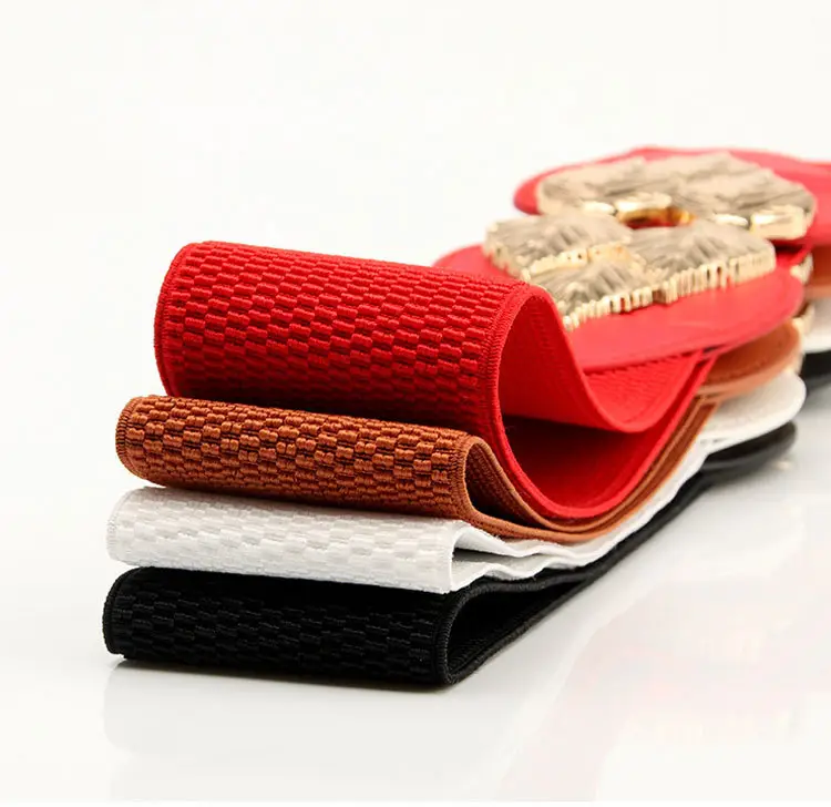 Golden Leaf Elastic Waist Belt for Women — feature 12