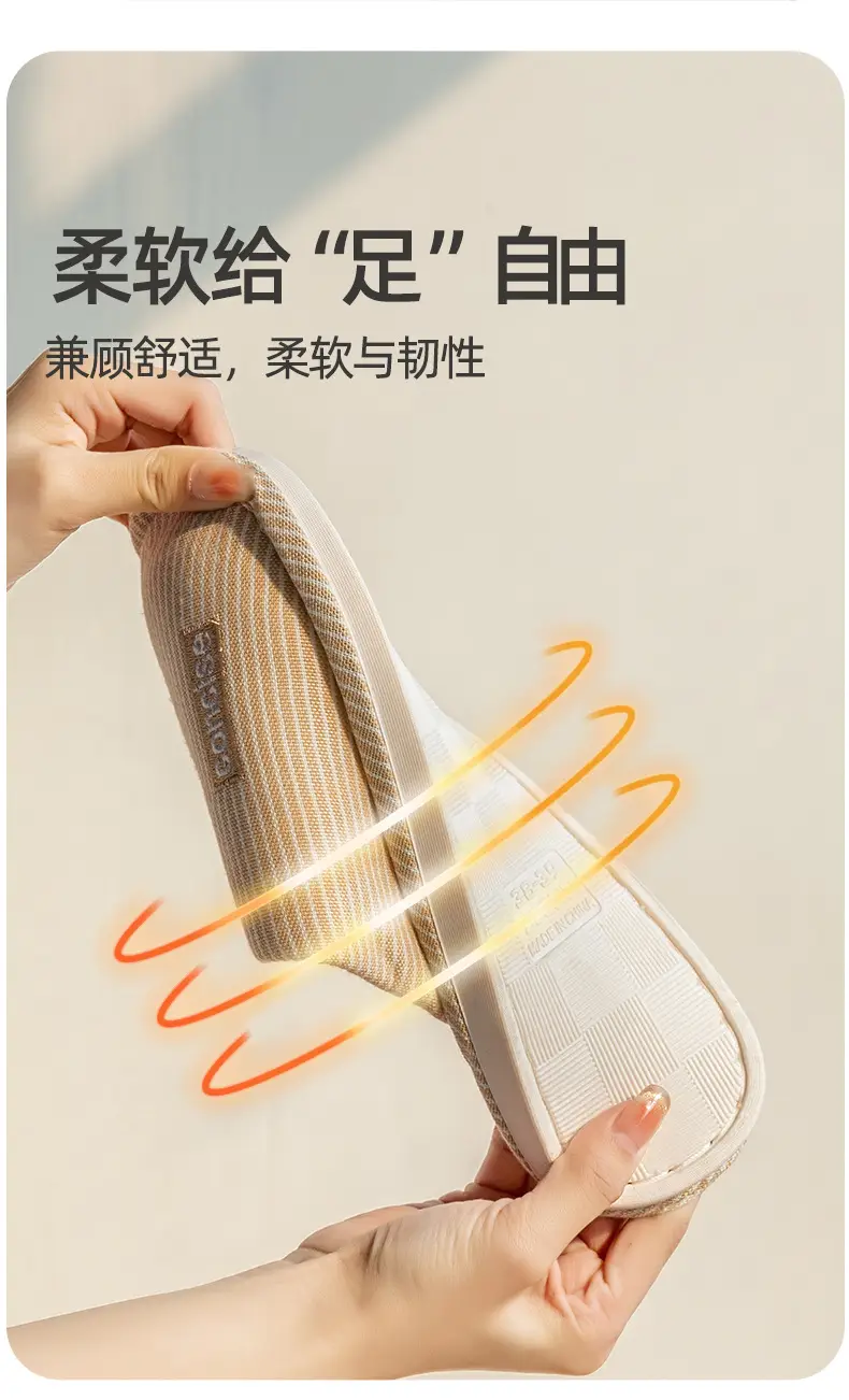 Cotton Slippers Women's Spring and Autumn and Winter Home Indoor Non-slip Couple Home Slippers Warm Winter Fur Plush Men — feature 11