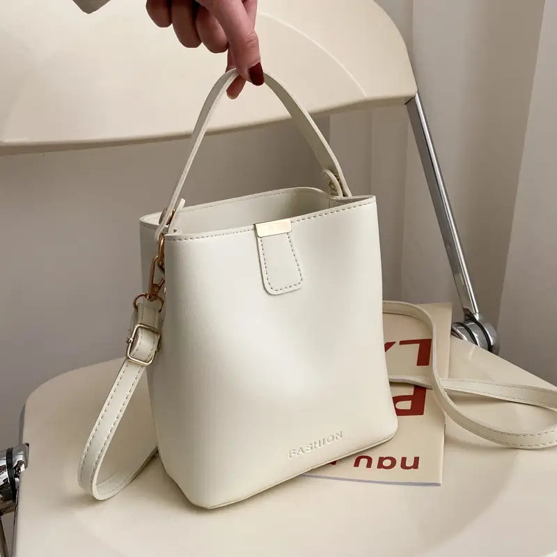 Women's White Korean Style Crossbody Bag 2021 - Image 5