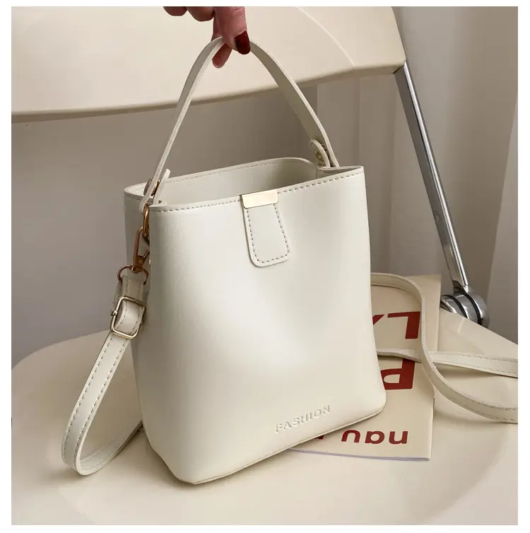 Women's White Korean Style Crossbody Bag 2021 - Image 10
