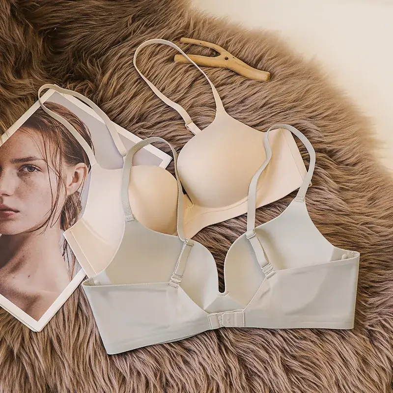 Traceless Push Up Bra for Women Small Chest Big Breast