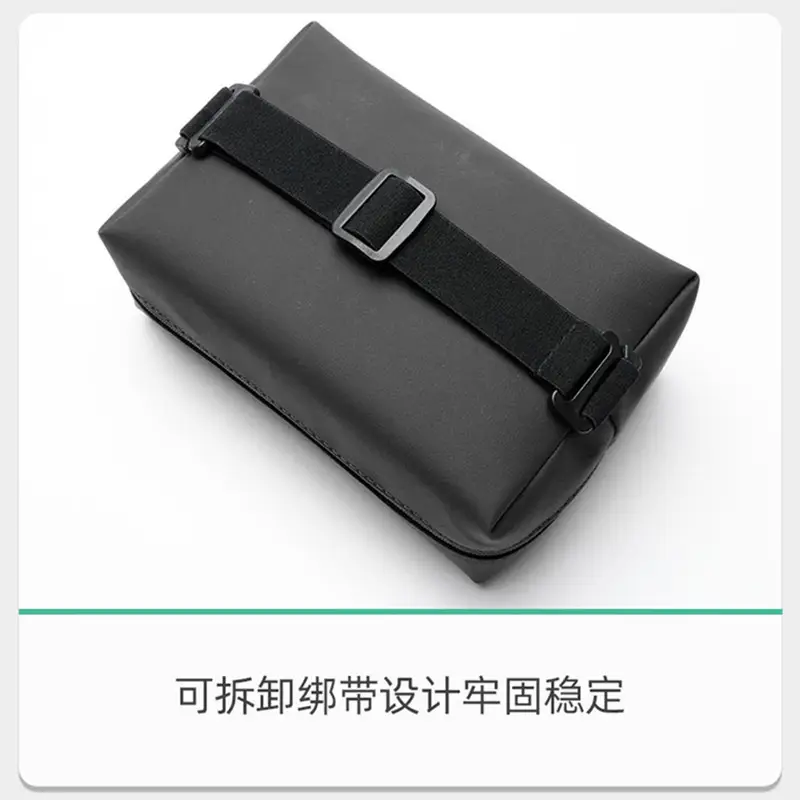 Suede Leather Car Tissue Bag Black Grey — feature 2