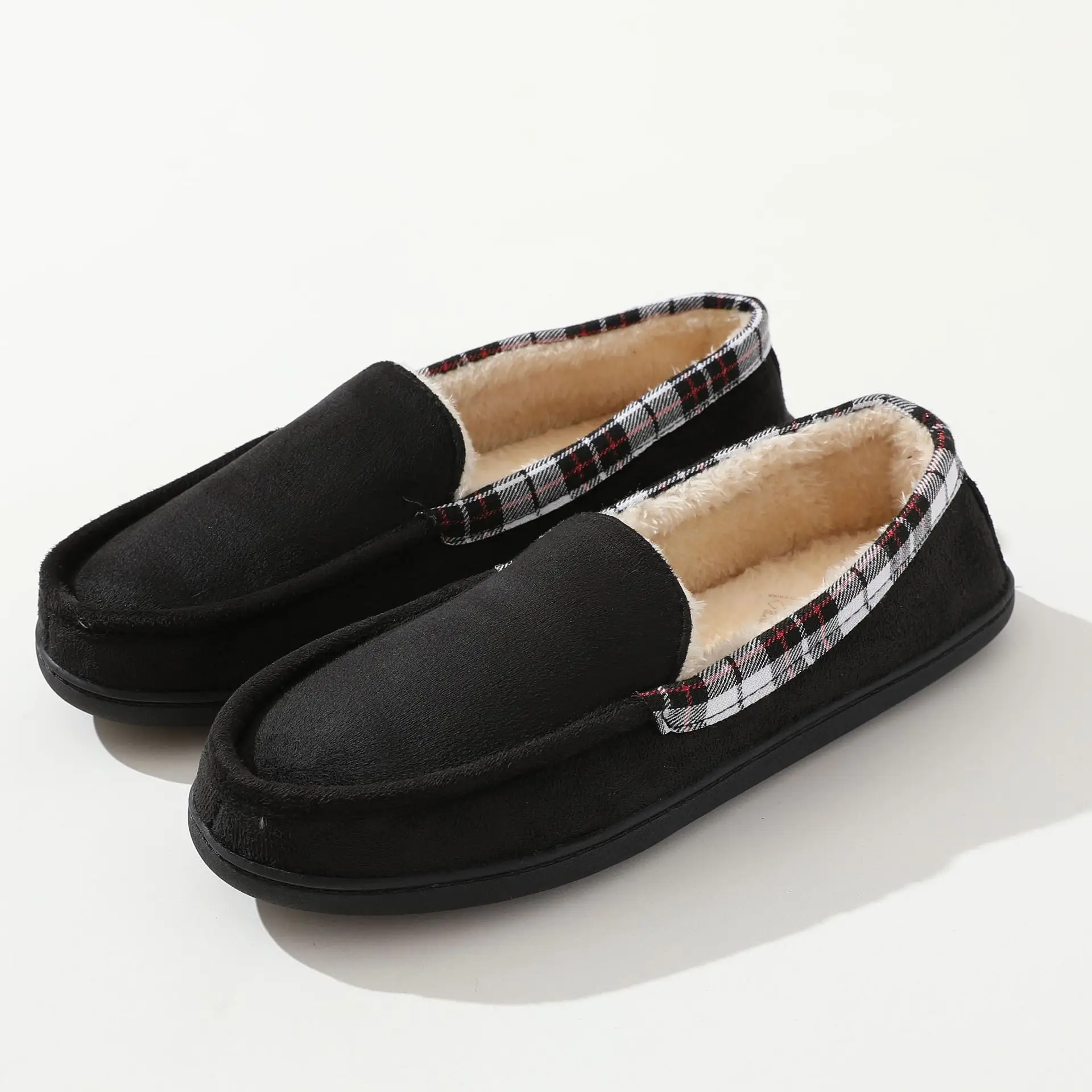 Men's Brown Memory Foam Slipper with Plush Lining — feature 11