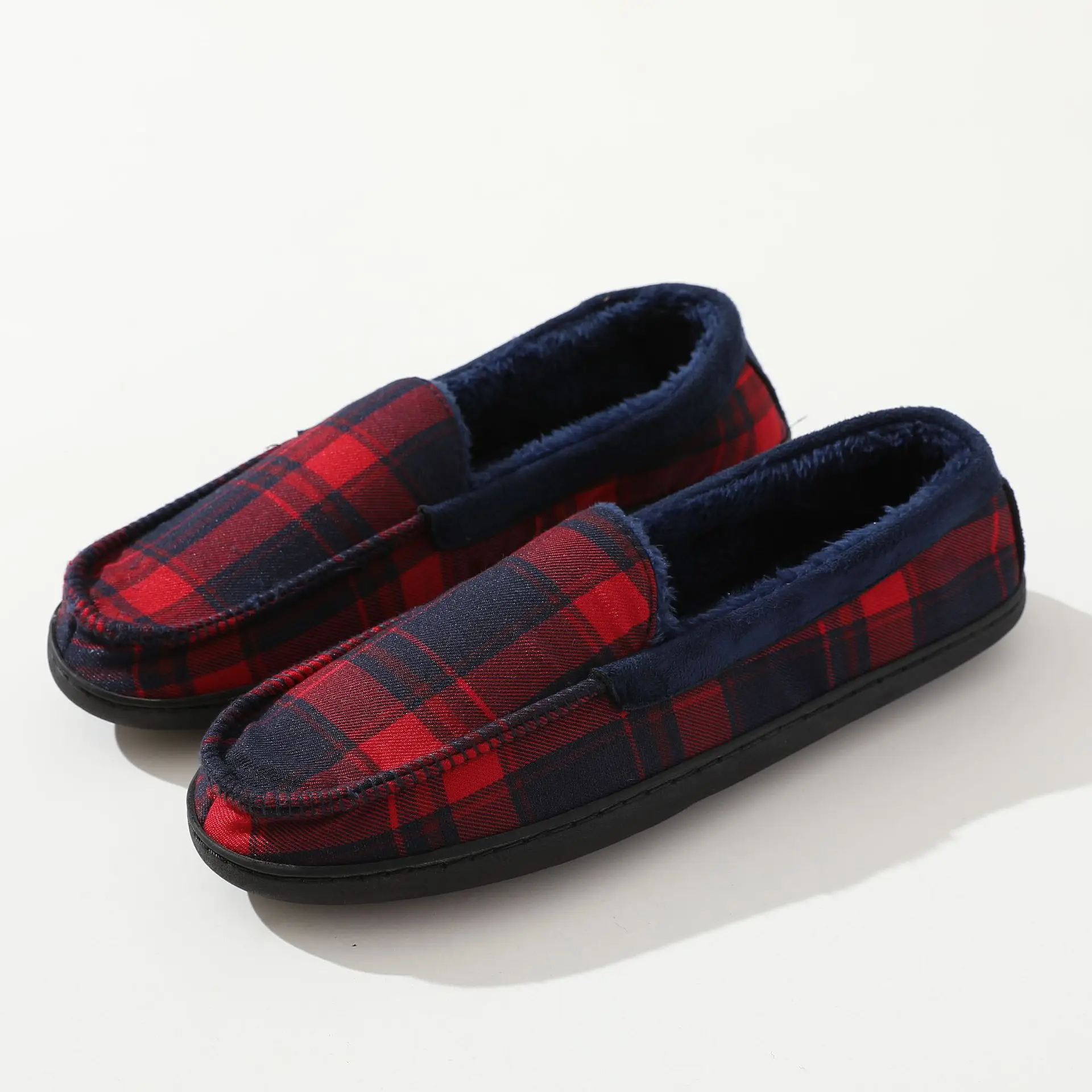 Men's Brown Memory Foam Slipper with Plush Lining — feature 13