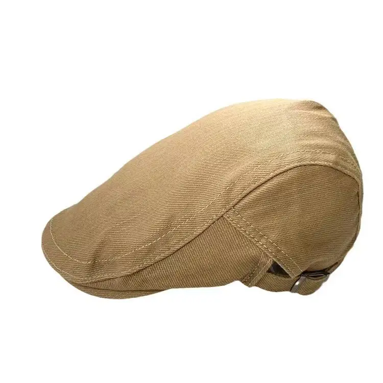 British Retro Forward Hat Sunshade Cap Big Head Showing Face Small Fashion All-match Hat Solid Color Trendy Cap - Image 10